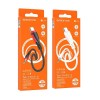 Кабель AUX Type-C(m) - Jack 3,5mm(m) Borofone BL14, 1.0м, чёрный

