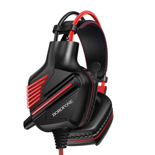 Наушники Borofone BO101 Gaming, полноразмерные, красные
