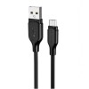 Кабель USB - микро USB Borofone BX42 Encore, 1.0м, 2.4A, цвет: чёрный