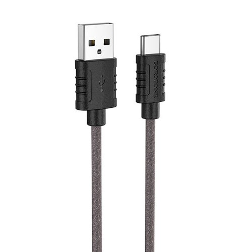 Кабель USB Type-C Borofone BX52 Airy, 1м, 3.0A, черный
