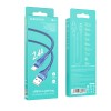 Кабель USB 8 pin Borofone BX61, 1м, 2.4A, чёрный

