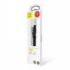 Кабель USB - 8 pin Baseus Nimble, 0.23м, плоский, 2.0A, силикон, цвет: чёрный