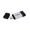 Флеш-накопитель 128Gb Kingston DataTraveler 80 DT80, USB 3.0, OTG, Type-C