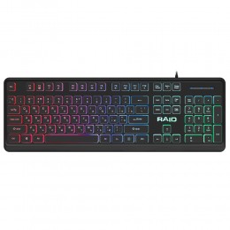 Клавиатура проводная Defender, Raid, GK-778DL, мембранная, 1.5 м, цвет: чёрный
