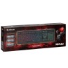 Клавиатура проводная Defender Raid GK-778DL, мембранная, чёрная
