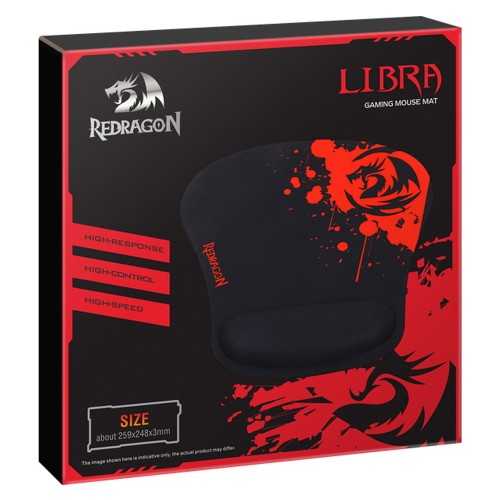 Коврик игровой Defender Redragon Libra 259х248х3мм ткань резина
