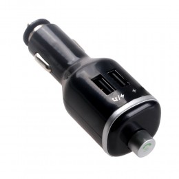 FM-трансмиттер без бренда, FM-G10 BT, Bluetooth, цвет: чёрный
