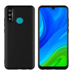 Чехол силиконовый без бренда для SAMSUNG Galaxy A60, блестящий, цвет: чёрный

