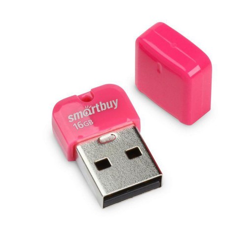 Флеш-накопитель 16Gb SmartBuy ART, USB 2.0, пластик, розовый