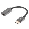 Переходник DisplayPort(m) - HDMI(f) TELECOM TA560, 0.2м, 4k, 60Гц, цвет: серый