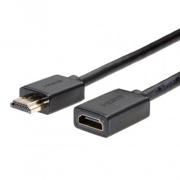 Кабель HDMI(m) - HDMI(f) TELECOM TCG235MF, 5.0м, 4k, цвет: чёрный