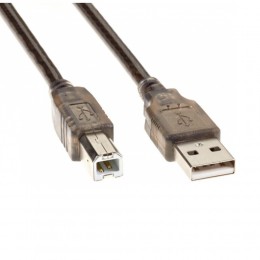 Кабель USB 2.0 A(m) - USB 2.0 B(m) TELECOM VUS6900T, 1.8м, цвет: чёрный
