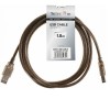 Кабель USB 2.0 A(m) - USB 2.0 B(m) TELECOM VUS6900T, 1.8м, чёрный

