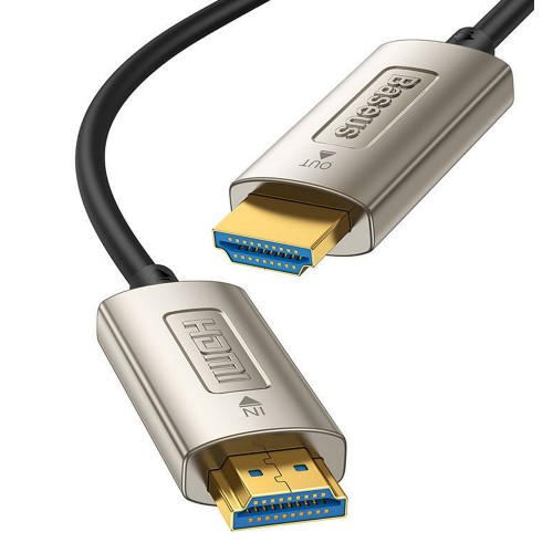 Кабель HDMI - HDMI Baseus WKGQ050101 High definition, 10м, 4K Ultra HD 3840x2160, цвет: чёрный