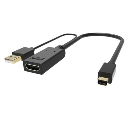 Кабель mini DisplayPort(m) - HDMI(f) VCOM CG497, 1.8м, цвет: чёрный