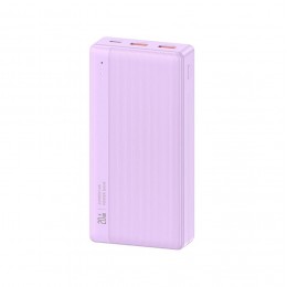 Аккумулятор внешний Usams US-CD204, 20000mAh, QC3.0, PD 20Вт, цвет: фиолетовый