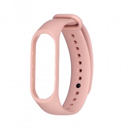Ремешок для фитнес-браслета XIAOMI Mi Band 4 без бренда, Original design, силикон, матовый, цвет: розовый
