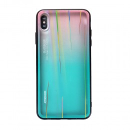 Чехол силиконовый Joyroom для APPLE iPhone XS MAX, JR-BP477, Rainbow series Black rainbow
