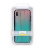 Чехол силиконовый Joyroom для iPhone XS MAX, Rainbow Black
