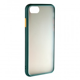 Накладка задняя без бренда для APPLE iPhone SE2/7/8, SHELL, цвет: зеленый
