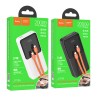 Аккумулятор внешний HOCO J119A, Sharp charger, 20000mAh, PD20W, кабель 8 pin, Type-C, цвет: чёрный