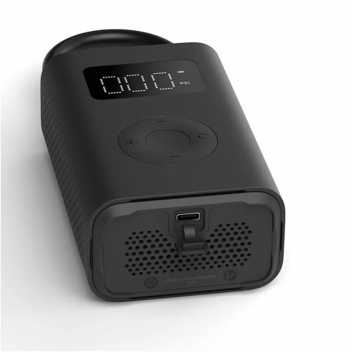 Насос автомобильный однопоршневой XIAOMI, Mijia, Electric Pump 2, 2000mAh, цвет: чёрный, (арт.MJCQB06QW)