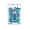 Флеш-накопитель 64Gb Mirex UNIT AQUA, USB 2.0, пластик, синий