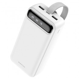 Аккумулятор внешний Borofone BJ14B, Freeway, 30000mAh, цвет: белый
