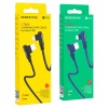 Кабель USB - микро USB Borofone BX58 Lucky, 1.0м, 2.4A, цвет: чёрный