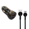 Блок питания автомобильный 1 USB Type-C Earldom ES-CC17, чёрный
