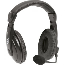 Наушники полноразмерные Defender 750, Gryphon, Jack 3.5мм, 2.0 м, цвет: чёрный
