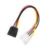 Переходник SATA(m) - SATA(f) VCOM VPW7571, 0.2м, цвет: чёрный