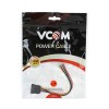 Переходник SATA(m) - SATA(f) VCOM VPW7571, 0.2м, цвет: чёрный