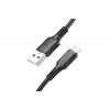 Кабель USB - микро USB Borofone BX80, 1м, 2.4A, черный