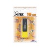 Флеш-накопитель 16Gb Mirex CITY, USB 2.0, пластик, жёлтый