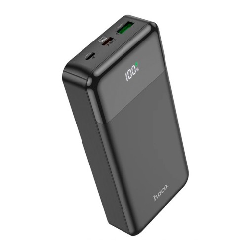 Аккумулятор внешний HOCO J102A, Cool, 20000mAh, QC3.0, PD3.0, цвет: чёрный