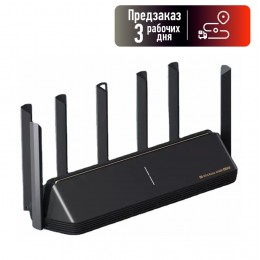 Wi-Fi Роутер XIAOMI, Mi Router AX6000 RA72, пластик, цвет: чёрный, (арт.AX6000 RA72)