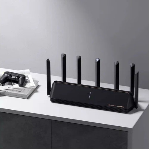 Wi-Fi Роутер XIAOMI, Mi Router AX6000 RA72, пластик, цвет: чёрный, (арт.AX6000 RA72)