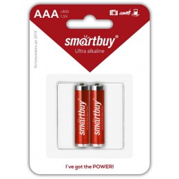 Батарейка AAA SmartBuy R03-2BL, 1.5B, (2/24/240), (арт.SBBA-3A02B)