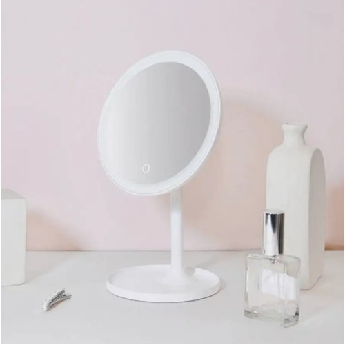 Зеркало настольное XIAOMI, DOCO Daylight Mirror, HZJ001, цвет: белый