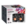 Колонка компьютерная Defender, S12, Aurora, 2.0, цвет: чёрный