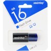 Флеш-накопитель 16Gb SmartBuy Click, USB 2.0, пластик, чёрный