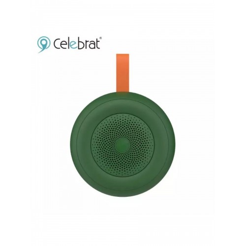 Колонка портативная Celebrat, SP-8, Bluetooth, цвет: зелёный