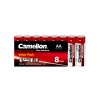 Батарейка AA Camelion LR06-8P Plus Alkaline, 1.5B, (8/160/640), 8шт