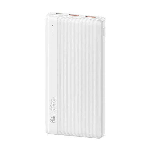 Аккумулятор внешний Usams US-CD203, 10000mAh, QC3.0, PD 20Вт, цвет: белый