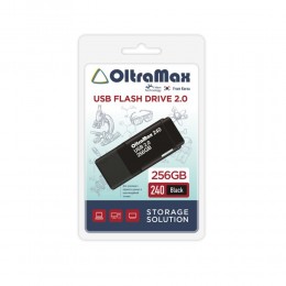 Флеш-накопитель 256Gb OltraMax 240, USB 2.0, пластик, черный