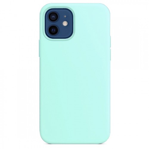 Чехол силиконовый без бренда для SAMSUNG Galaxy M01, Silicon Case Full, тонкий, непрозрачный, матовый, цвет: бирюзовый, без логотипа