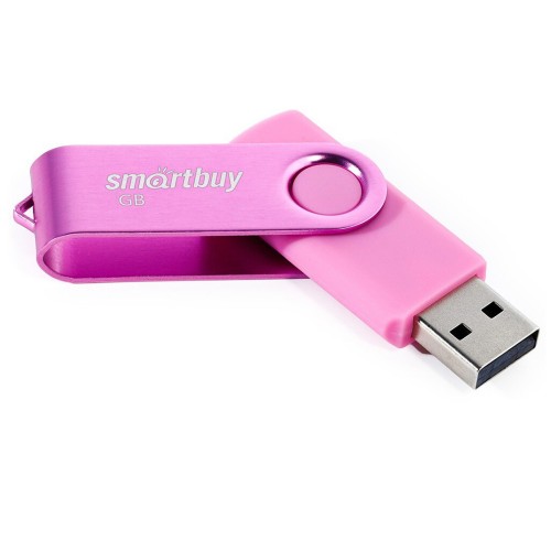 Флеш-накопитель 32Gb SmartBuy Twist, USB 2.0, пластик, розовый