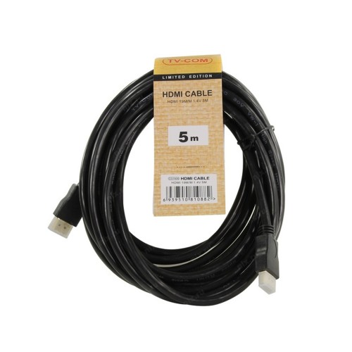 Кабель HDMI(m) - HDMI(m) TV-COM CG150S, 5.0м, цвет: чёрный