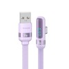 Кабель USB - Type-C Usams US-SJ651, 1.2м, 6.0A, цвет: фиолетовый